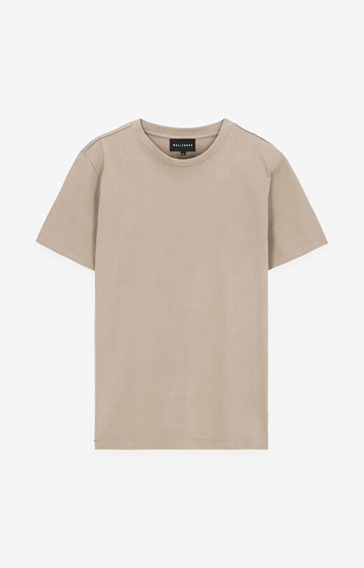 Gładki t-shirt z bawełny organicznej