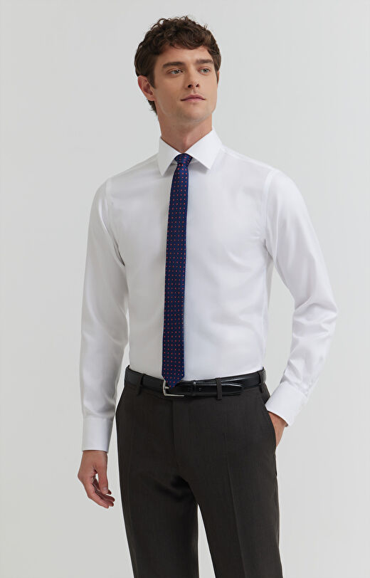 Koszula w diagonalny wzór