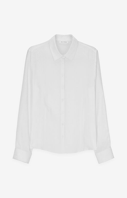 Koszula z żakardowej wiskozy