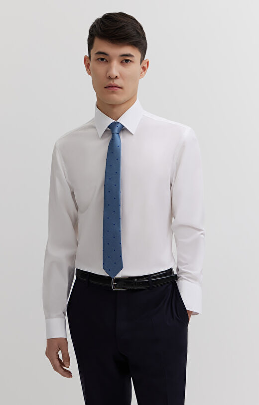 Koszula z w strukturalny wzór