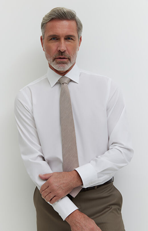 Koszula z w strukturalny wzór