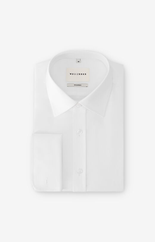 Elegancka koszula w diagonalny wzór