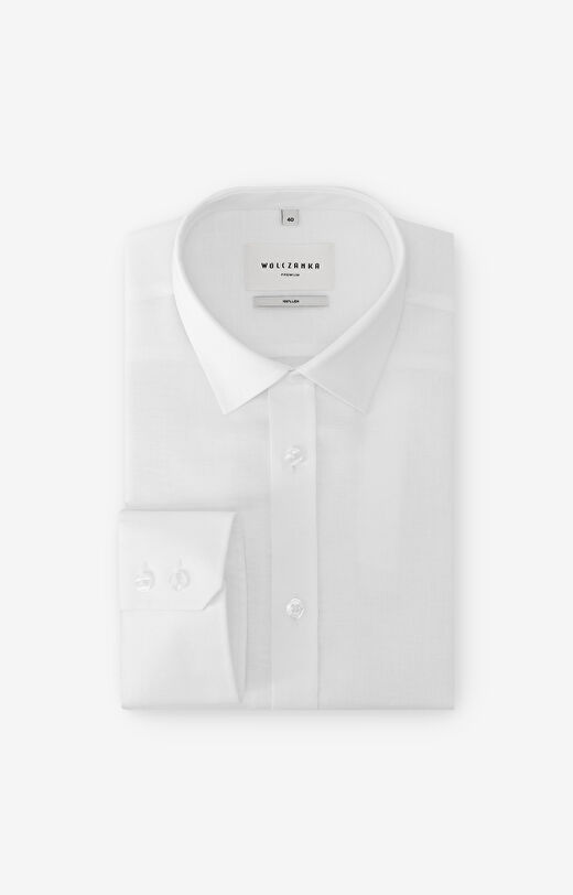 Lniana koszula formalna