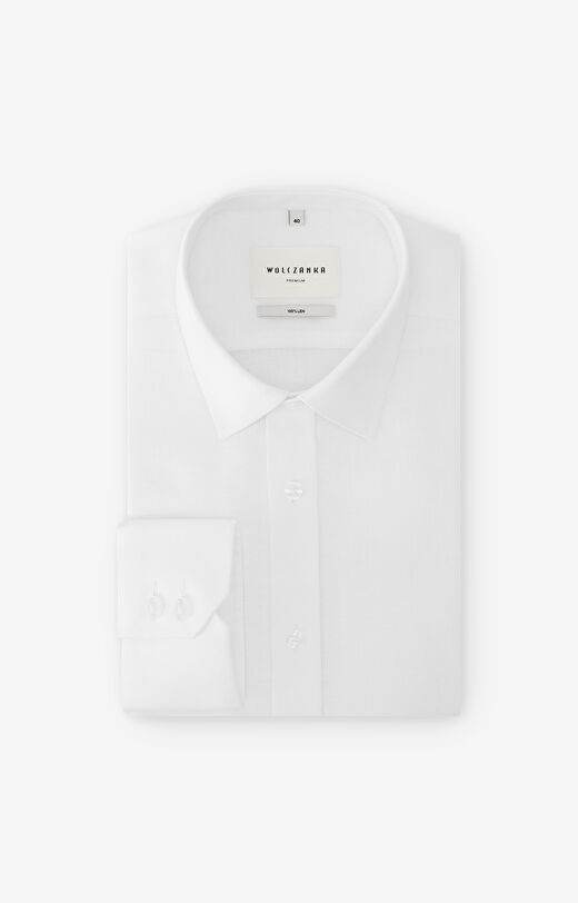 Lniana koszula formalna