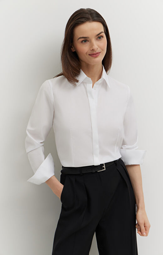 Koszula strukturalny wzór