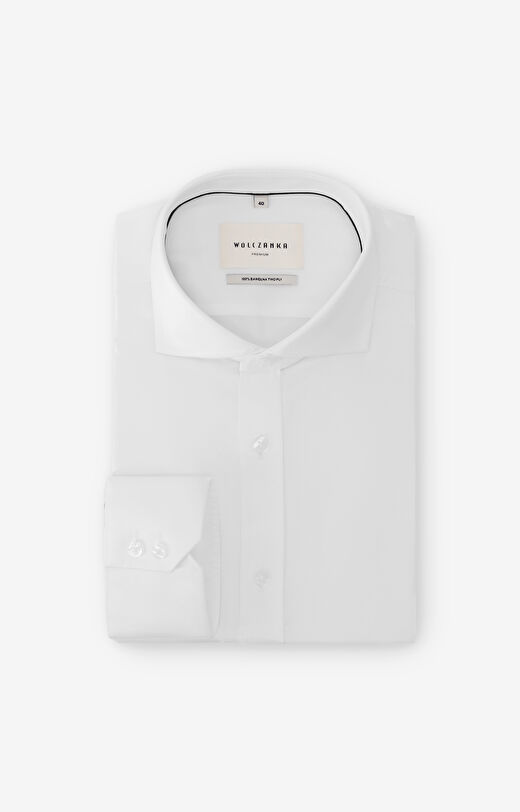 Elegancka koszula w diagonalny wzór