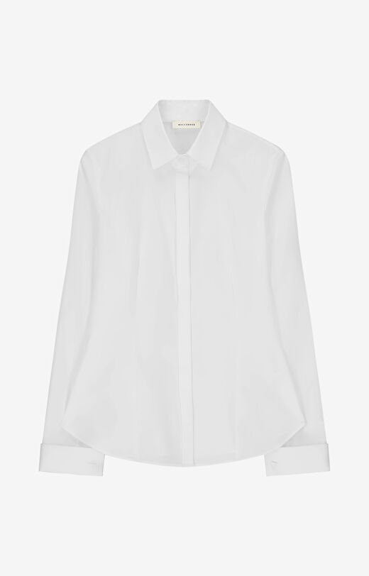 Koszula w mikrowzór na spinki