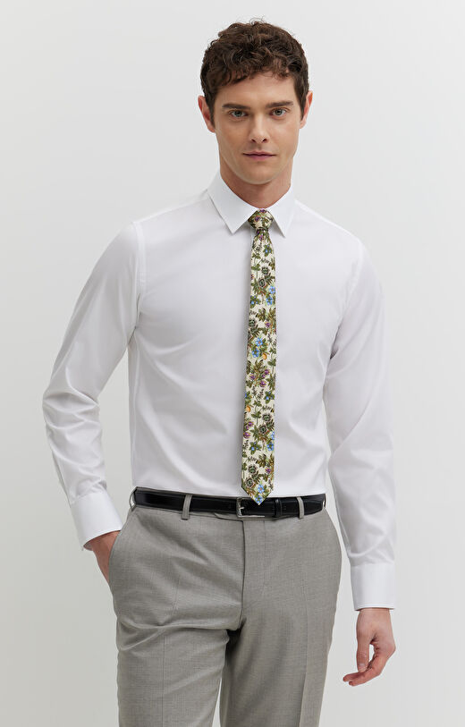 Koszula w diagonalny wzór