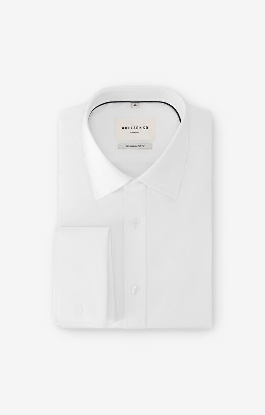 Gładka koszula na spinki