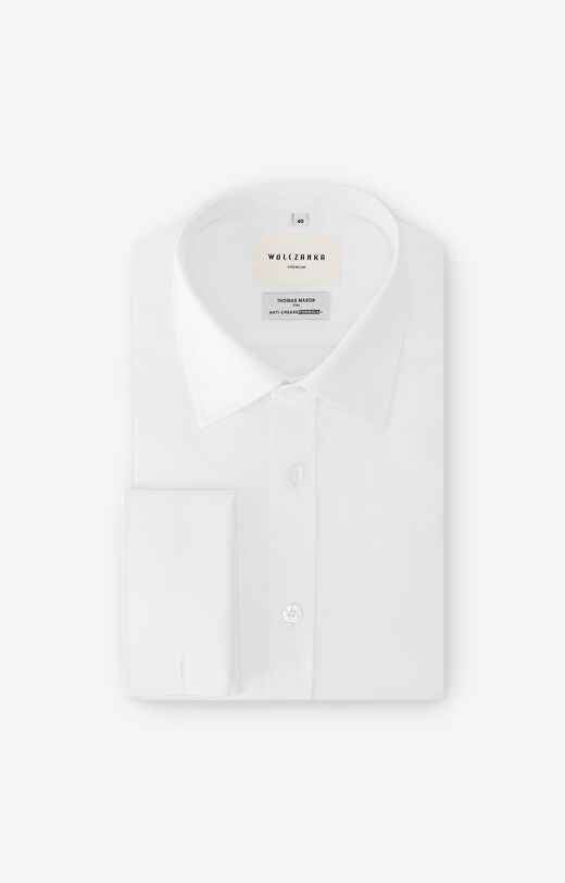 Gładka koszula na spinki