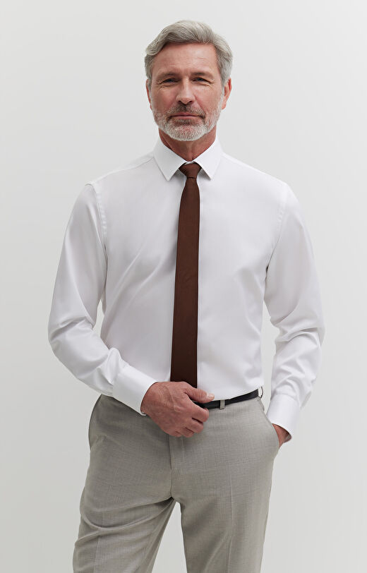 Koszula w diagonalny wzór