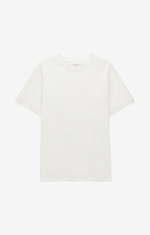 T-shirt z bawełny podwójnie merceryzowanej