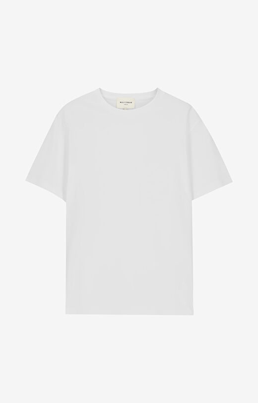 T-shirt z bawełny merceryzowanej