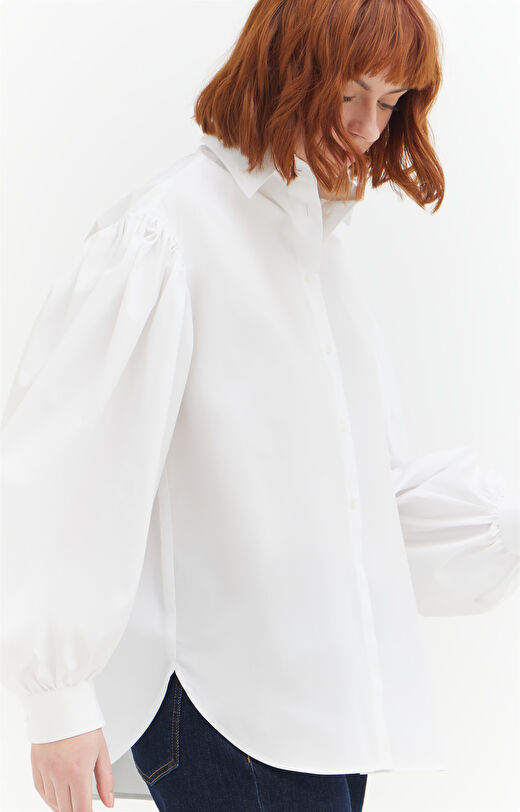 Koszula z bufiastym rękawem