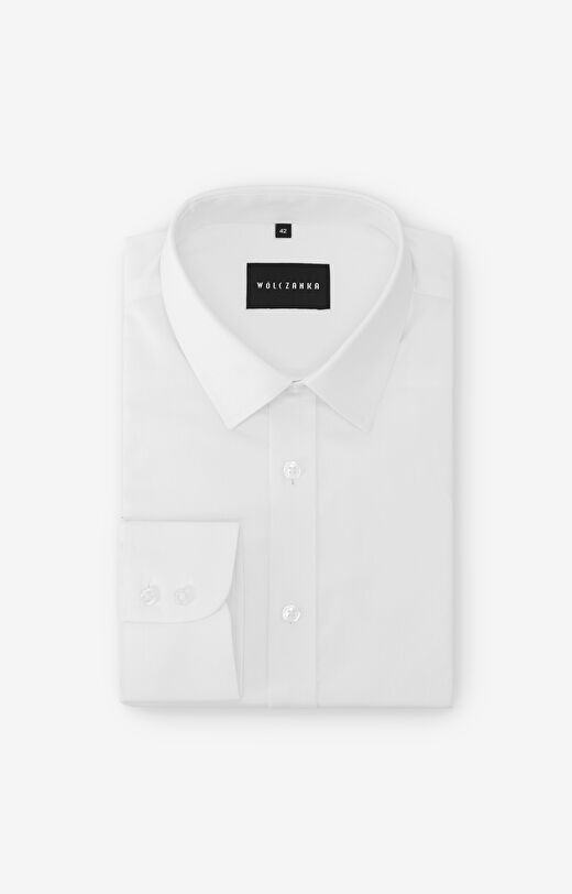 Koszula z bawełny organicznej w jodełkę