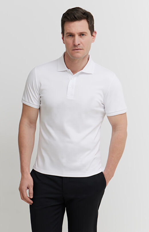 Polo z podwójnie merceryzowanej bawełny organicznej
