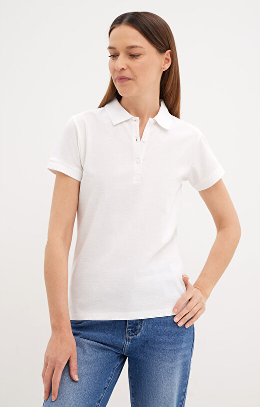 Polo z bawełny merceryzowanej