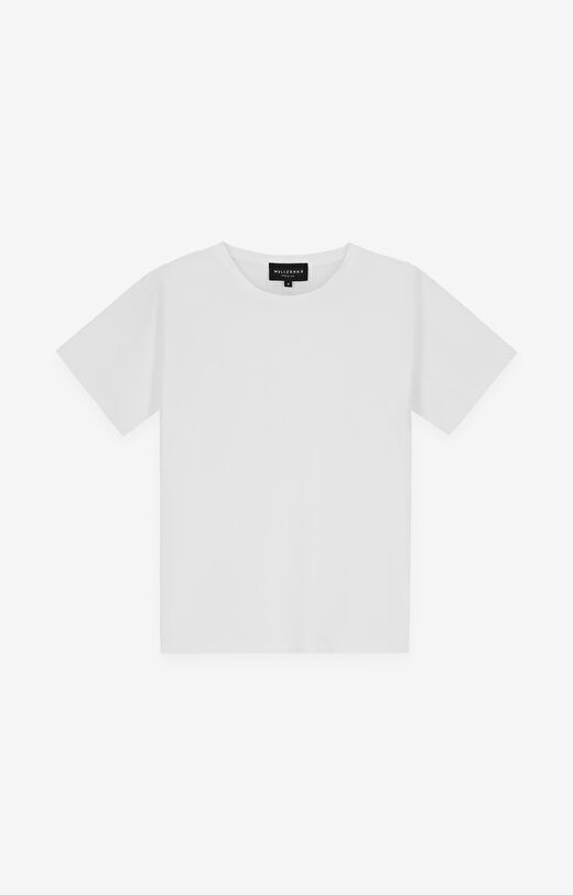 T-shirt z bawełny merceryzowanej