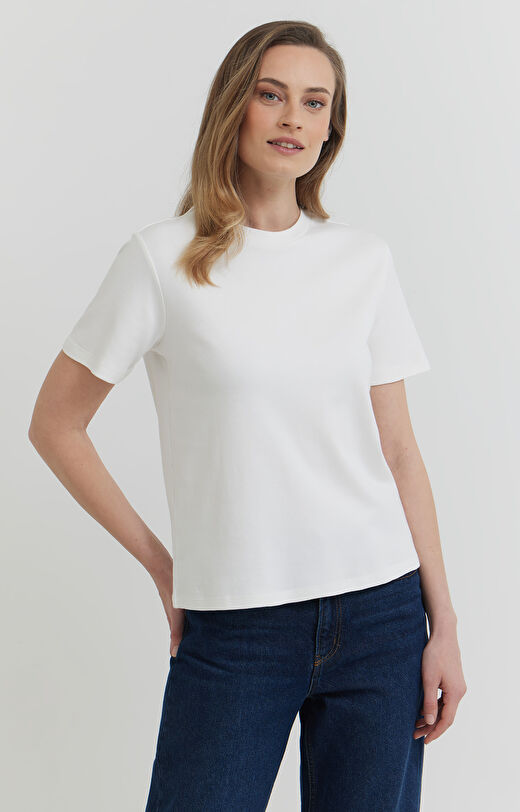 T-shirt damski z bawełny organicznej