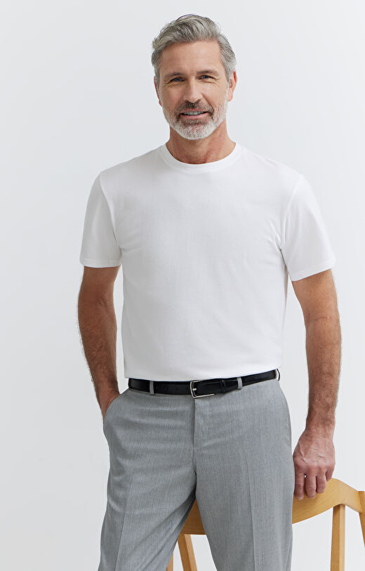 T-shirt z bawełny supima