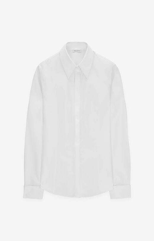 Gładka koszula na spinki