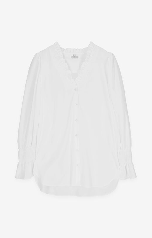 Bluzka z ozdobnym dekoltem