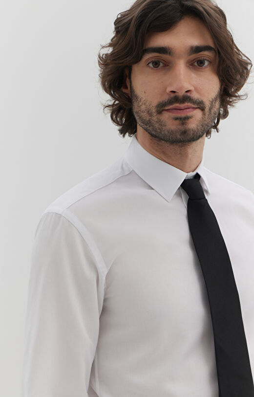 Koszula z bawełny ze strukturą