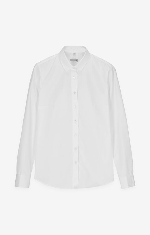 Biała koszula długi rękaw WÓLCZANKA