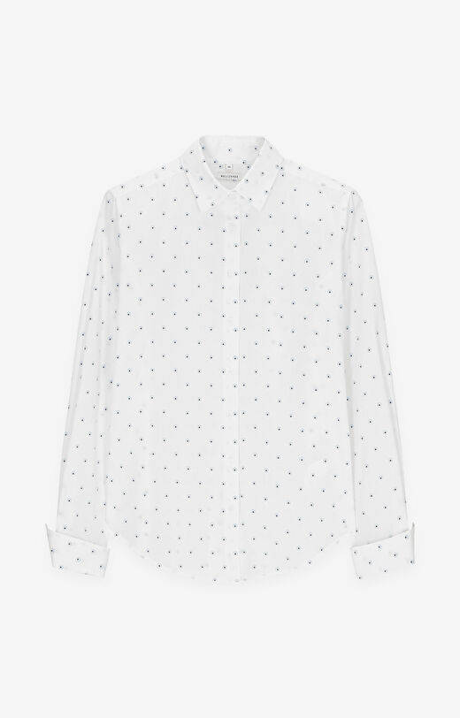 Koszula z żakardowym wzorem