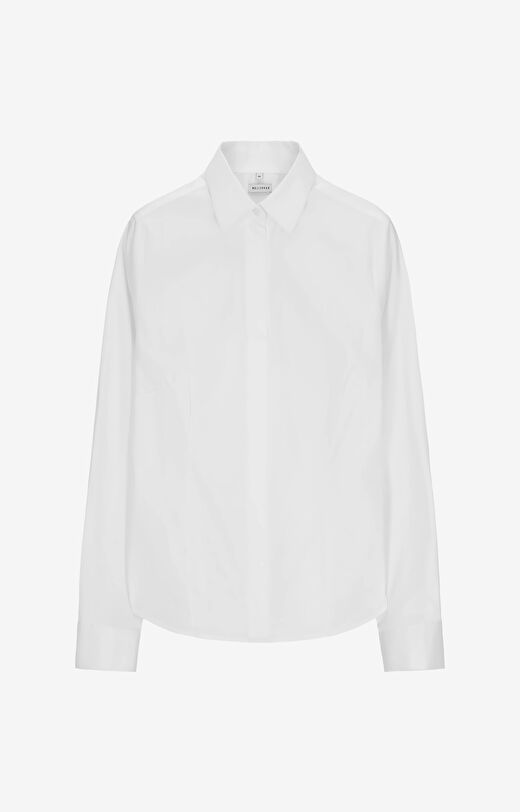 Gładka koszula slim