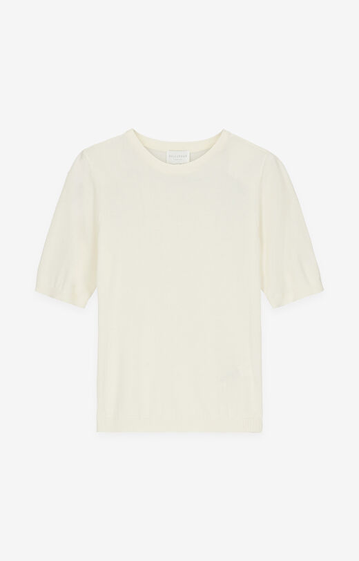 Sweter z lyocellem i lnem