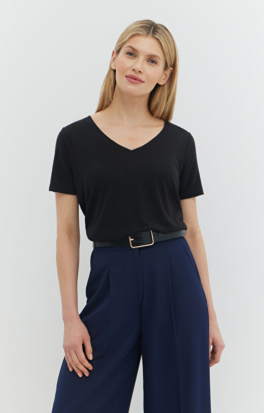 Czarny t-shirt WELL