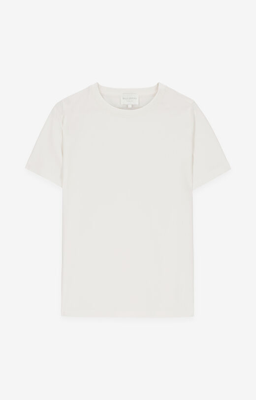 T-shirt z bawełny merceryzowanej