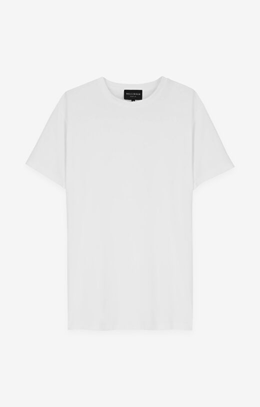 T-shirt z bawełny merceryzowanej