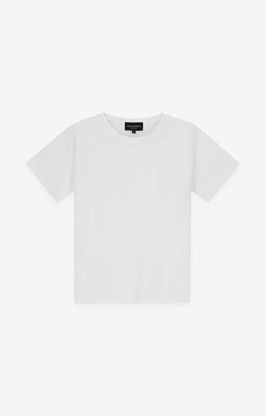 T-shirt z bawełny merceryzowanej