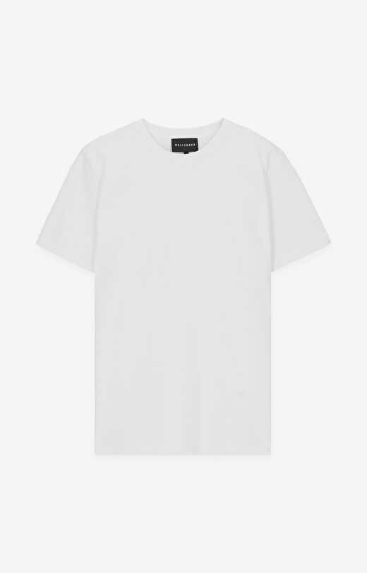 Gładki t-shirt z bawełny organicznej