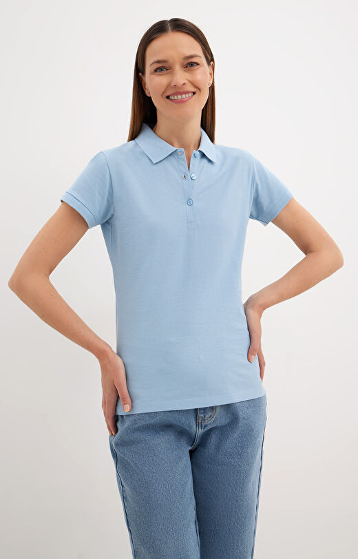 Polo z bawełny merceryzowanej