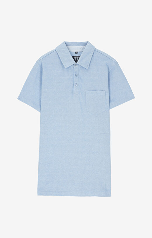 Melanżowe polo z bawełny organicznej