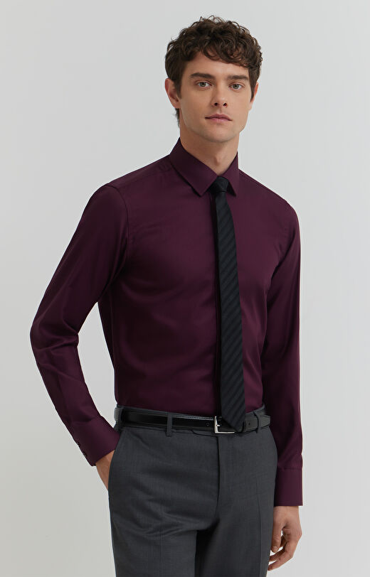 Koszula w diagonalny wzór