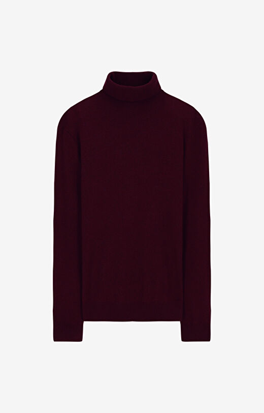 Golf z melanżowej wełny merino