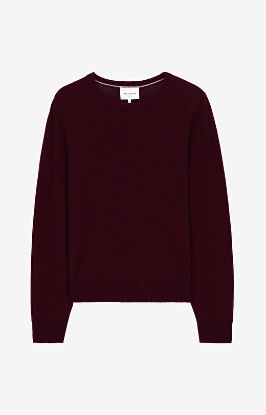 Sweter z melanżowej wełny merino