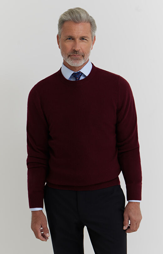 Wełniany sweter z kaszmirem