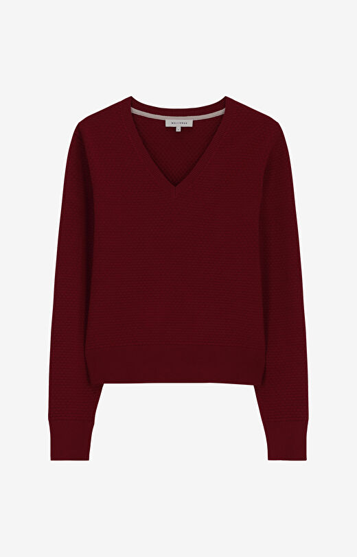 Sweter strukturalny z wiskozą LENZING™ EcoVero™