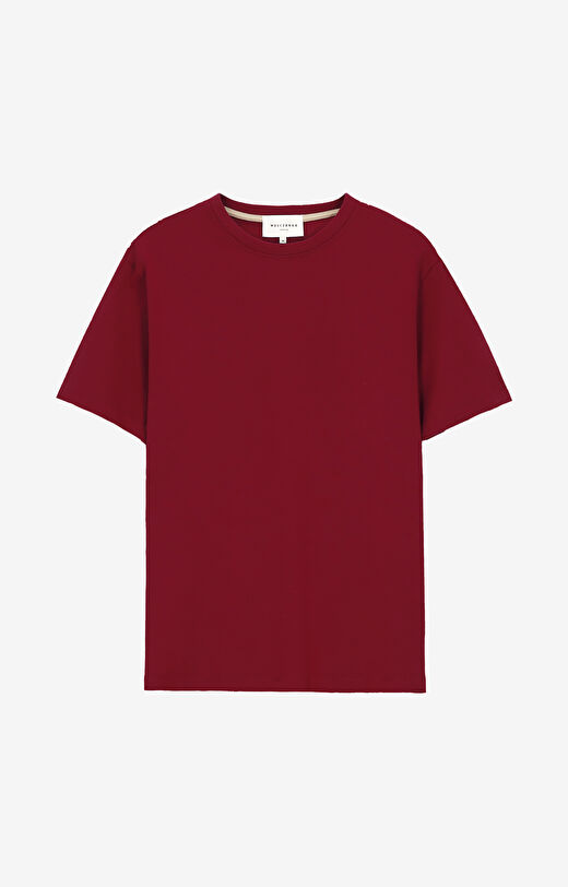 T-shirt z bawełny merceryzowanej