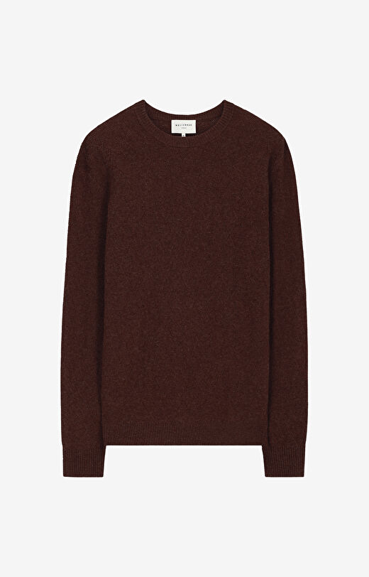 Sweter w romby z wełny merino
