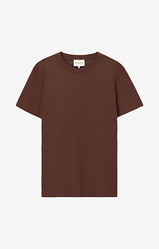 Gładki t-shirt z bawełny organicznej