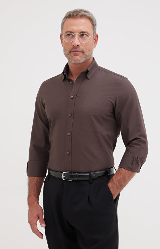 Koszula z bawełny oxford