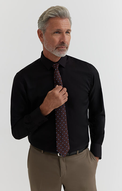 Koszula w diagonalny wzór