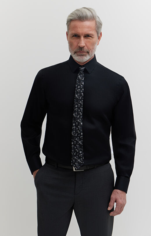 Lniana koszula formalna