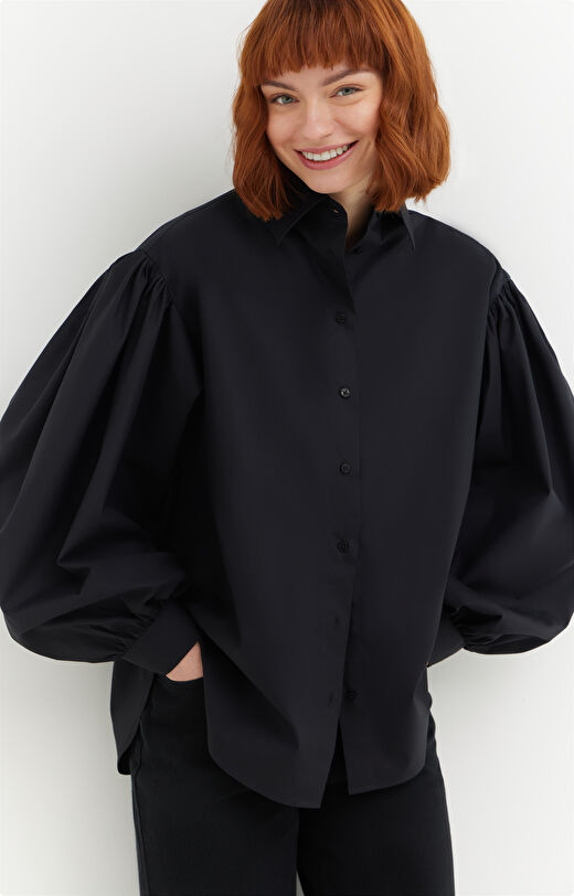 Koszula z bufiastym rękawem